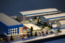 Large-scale model of the StankoMashStroy plant